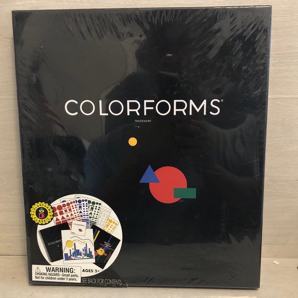 The Original Classic Colorforms Fun Retro Re-stickable Vinyl Design Toy Pls Read